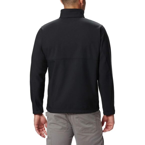 Columbia Men's Ascender Softshell Front-zip Jacket 5X MSRP $130 Black New - Picture 5 of 15
